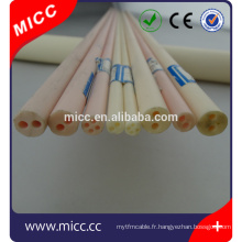 MICC rose jaune 2 et 4 trous alumine isolation céramique tube de protection pt100